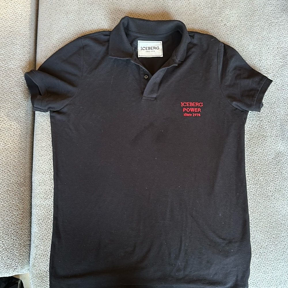 Iceberg Black Polo Shirt